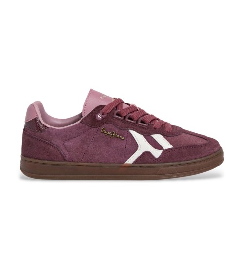Pepe Jeans Zapatillas De Piel Ball Elegant Lila