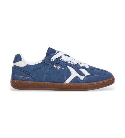 Pepe Jeans Zapatillas De Piel Ball Retro Marino
