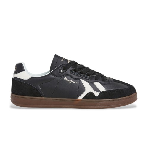 Pepe Jeans Zapatillas De Piel Ball Zero Negro