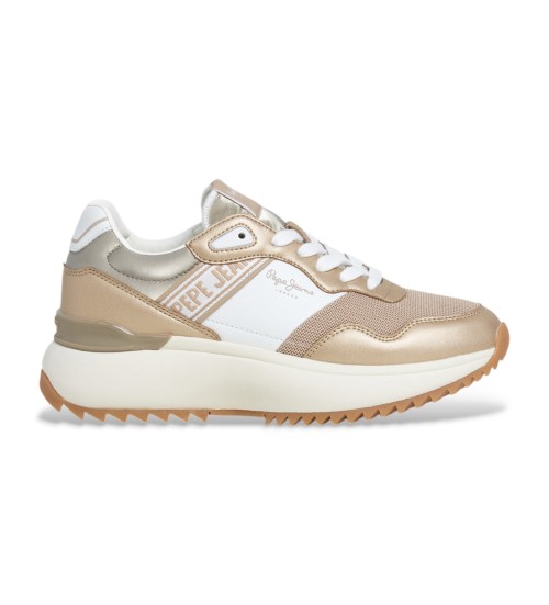 Comprar Pepe Jeans Kimi Mesh Leather Sneakers bege
