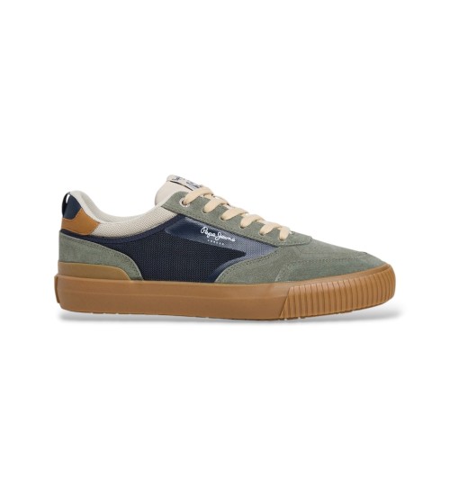 Pepe Jeans Zapatillas De Piel Nolan Street Verde