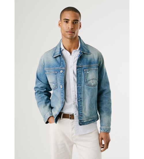 Buy Pepe Jeans Regular Jacket Horsham blue