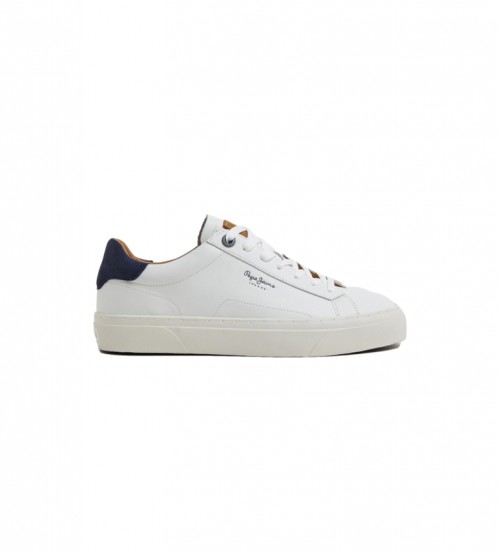 Pepe Jeans Zapatillas De Piel Yogi Original Blanco