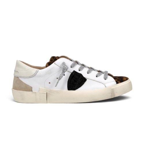 Philippe Model Zapatillas De Piel PRSX Low Blanco