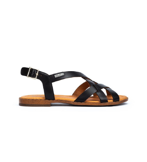 Pikolinos Sandalias De Piel Algar Negro