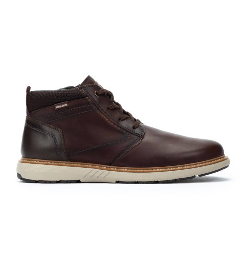 Pikolinos Zapatillas De Piel Bilbao Marrón Oscuro