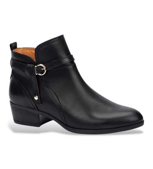 Pikolinos Botines De Piel Daroca Negro
