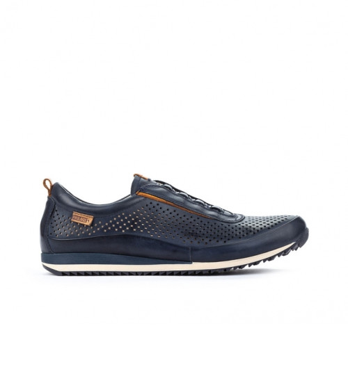 Pikolinos Zapatillas De Piel Liverpool Azul