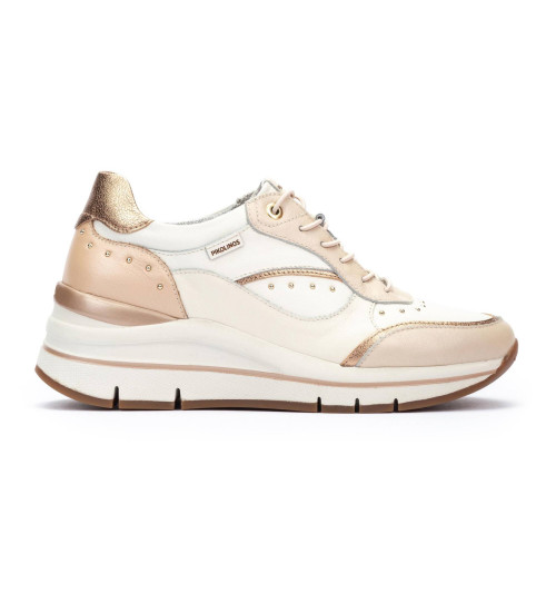 Pikolinos Zapatillas De Piel Girona Beige