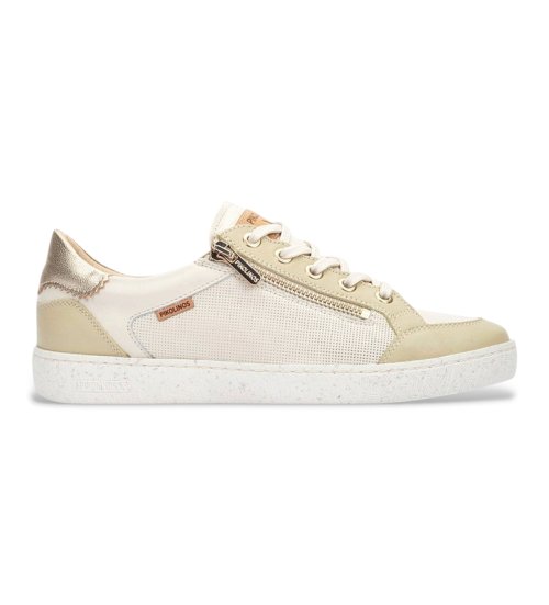 Pikolinos Zapatillas De Piel Lanzarote Blanco Roto
