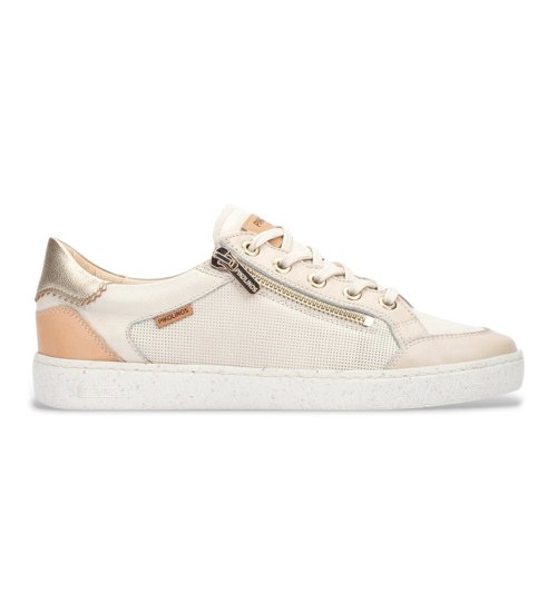 Pikolinos Zapatillas De Piel Lanzarote Blanco Roto