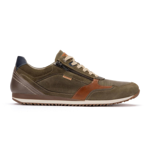 Pikolinos Zapatillas De Piel Liverpool Verde
