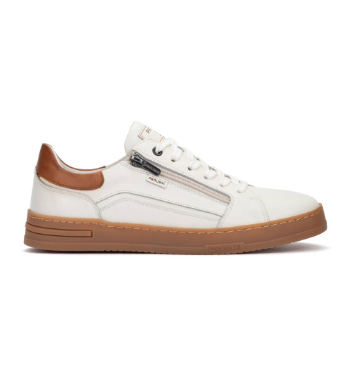 Pikolinos Zapatillas De Piel Xativa Blanco Roto