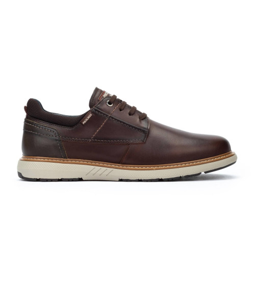 Pikolinos Zapatillas De Piel Bilbao Marrón Oscuro