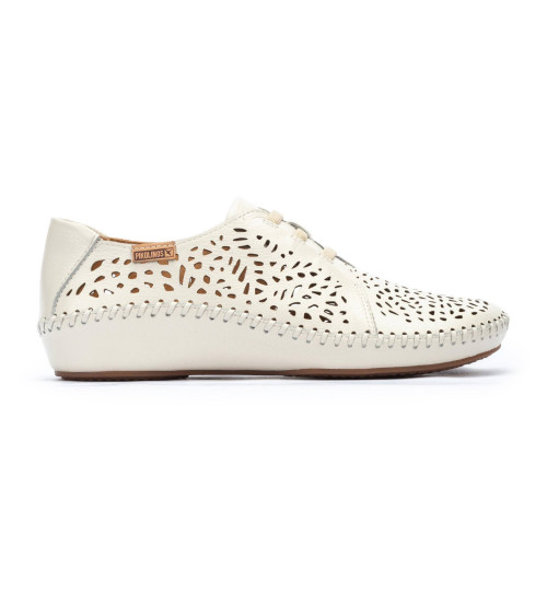 Pikolinos Zapatos De Piel P. Vallarta Blanco Roto