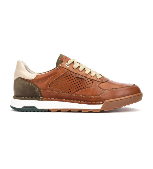 Pikolinos Zapatillas De Piel Teide Marrón
