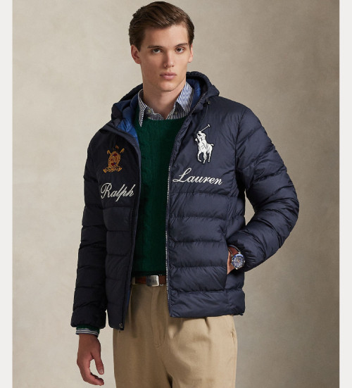 Comprare Polo Ralph Lauren Il cappotto blu navy del 20 anniversario di Colden