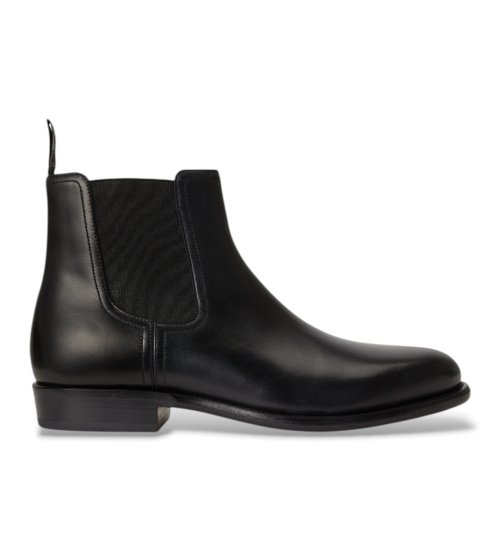 Buy Polo Ralph Lauren Owen black leather Chelsea boots