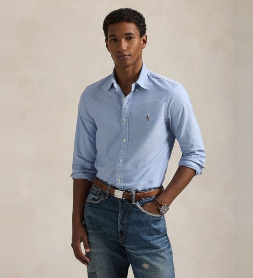 Buy Polo Ralph Lauren Slim Fit Oxford Shirt blue