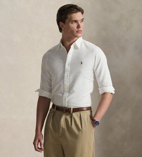 Polo Ralph Lauren Koszula Slim Fit Oxford biała