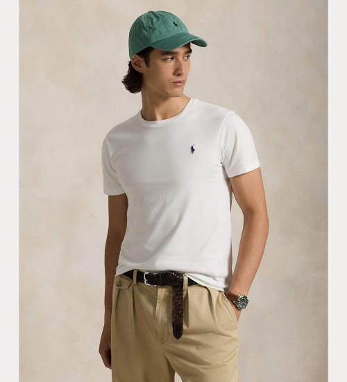 Acheter Polo Ralph Lauren T-shirt en tricot Custom Fit blanc
