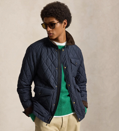 Polo Ralph Lauren — La veste matelassée Beaton bleue