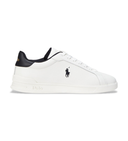 Nakup Polo Ralph Lauren Heritage Court II usnjeni čevlji beli