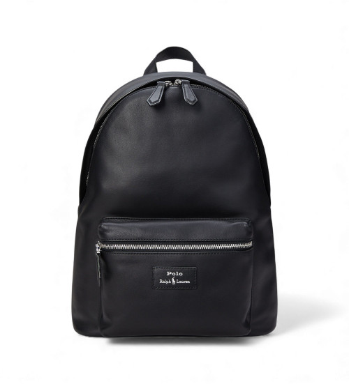Comprar Polo Ralph Lauren Mochila em pele macia preta