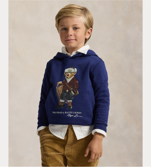 Acheter Polo Ralph Lauren Sweatshirt en polaire avec Ours Polo bleu