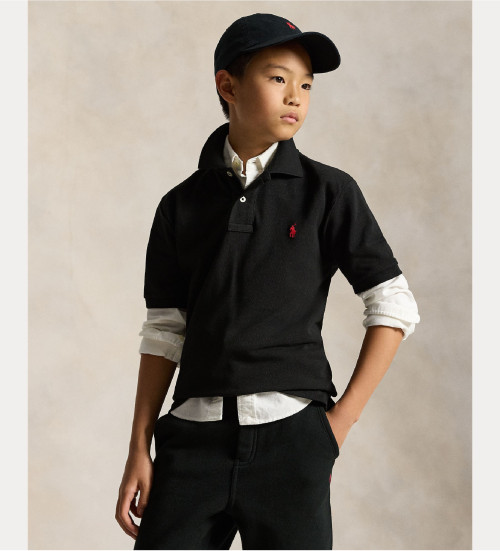 Comprar Polo Ralph Lauren Pólo em piqué de algodão preto