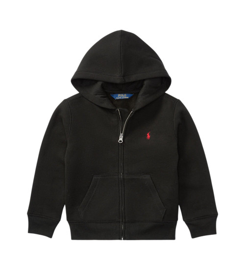 Comprare Polo Ralph Lauren Felpa con cappuccio in pile nero