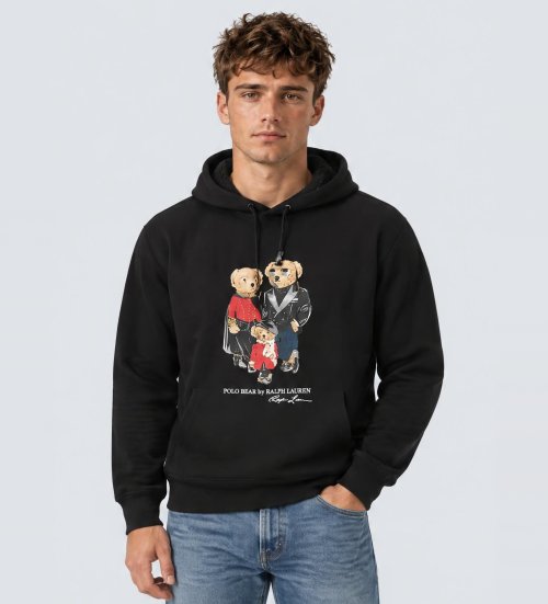 Acheter Polo Ralph Lauren Sweat en molleton avec Polo Bears noir