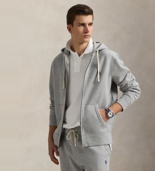 Polo Ralph Lauren — Sweat à capuche gris RL