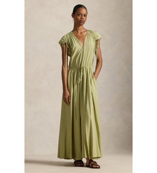 kimono maxi dress Alice Kimono Robe - Long - Summer Toile - Pink, M/L