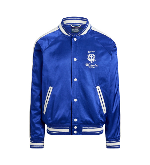 Acheter Polo Ralph Lauren Veste Wimbledon en satin bleu