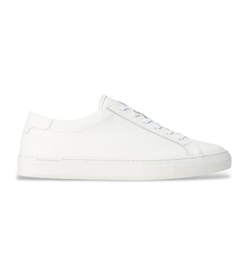 Polo Ralph Lauren Zapatillas De Piel Jermain Blanco