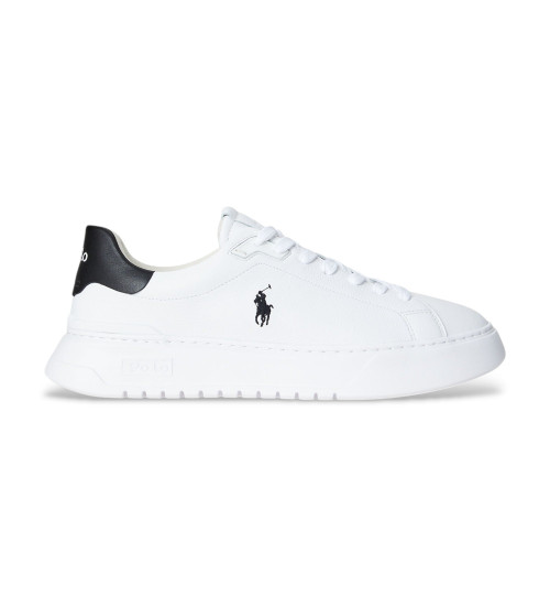 Comprar Polo Ralph Lauren RLite Court Leather Sneakers branco