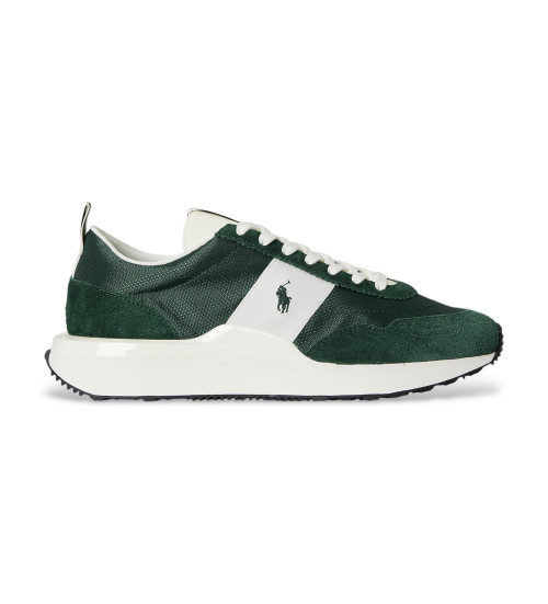 Polo Ralph Lauren Zapatillas De Piel Train 89 Verde