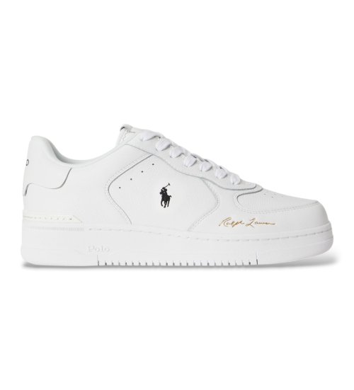 Comprare Polo Ralph Lauren Sneaker sportiva Masters Court in pelle bianca