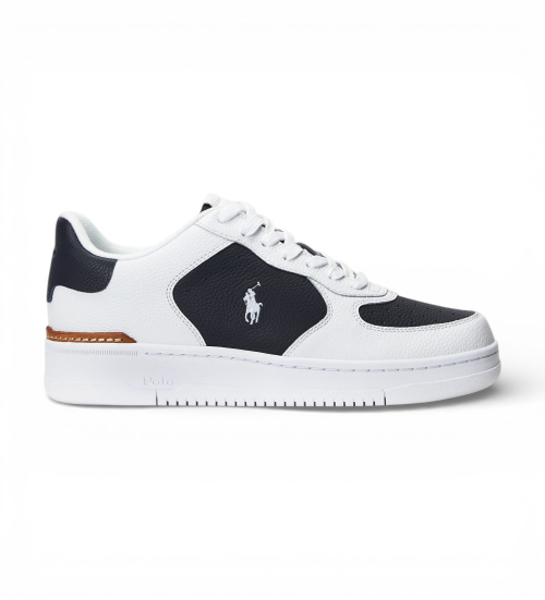 Polo Ralph Lauren Zapatillas De Piel Masters Court Blanco