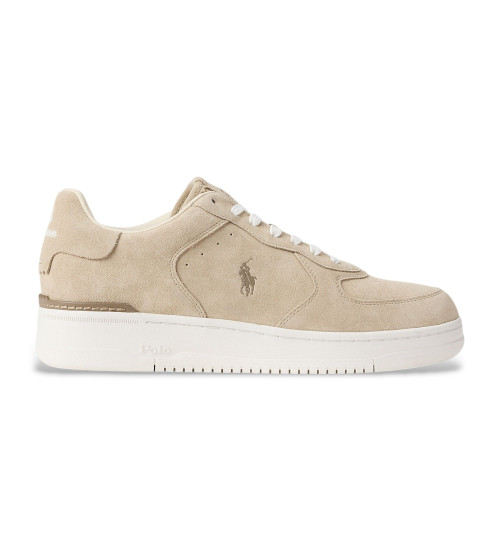 Kp Polo Ralph Lauren Masters beige sneakers i mocka