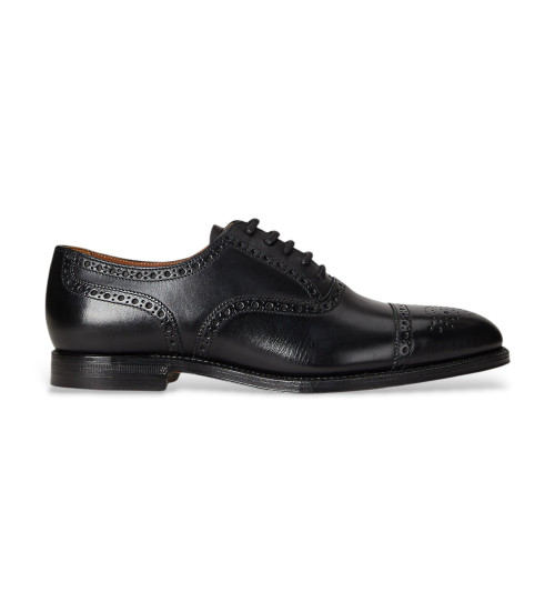 Polo Ralph Lauren Zapatos De Piel Maestra Negro