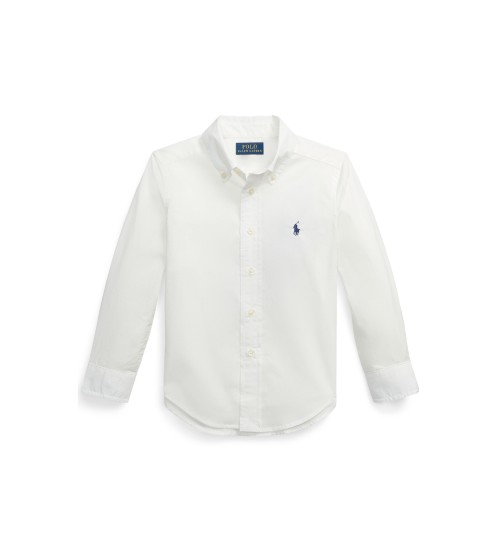 Comprar Polo Ralph Lauren Camisa de popelina de algodón blanco