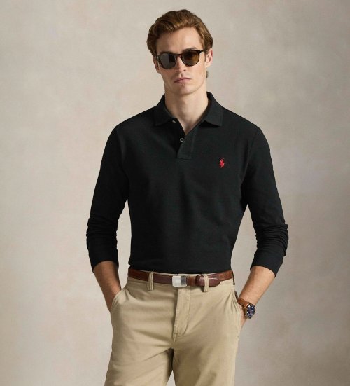 Polo Ralph Lauren — Polo Slim Fit noir sur mesure