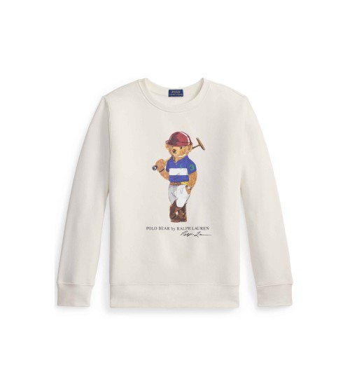 Comprare Polo Ralph Lauren Felpa in pile Polo Bear beige