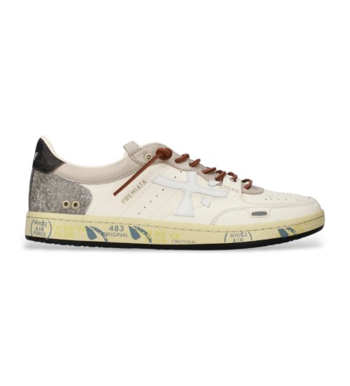 Comprare Premiata Sneakers in pelle bianca Bskclay