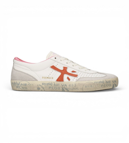 Premiata Zapatillas De Piel Davidd 8097 Blanco