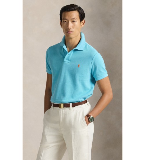 Acheter Polo Ralph Lauren L'embl�matique polo en piqu� bleu turquoise