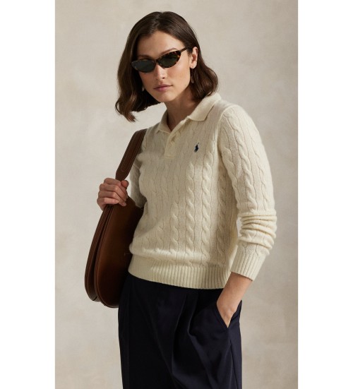 Comprare Polo Ralph Lauren Polo beige in lana e cashmere