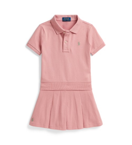 Acheter Polo Ralph Lauren Polo Boxy Fit, jupe et pantalon en piqué rose